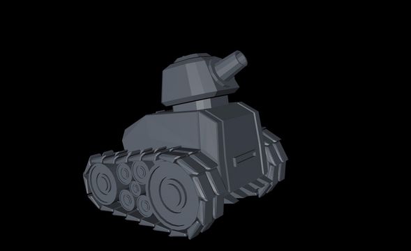 C4D-趣味动感坦克-上集