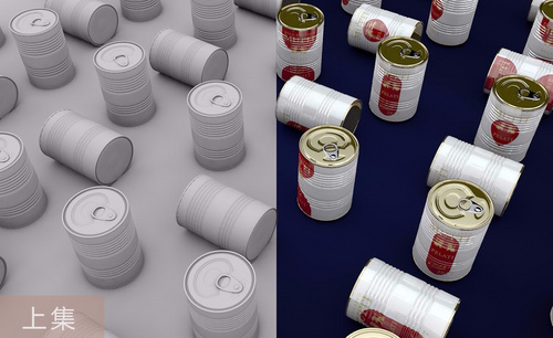  C4D-产品级罐头建模渲染