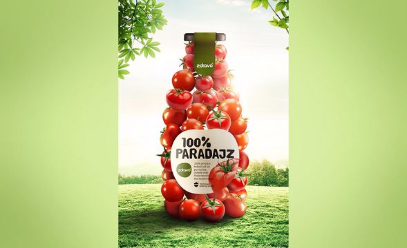 PS-果汁创意合成广告