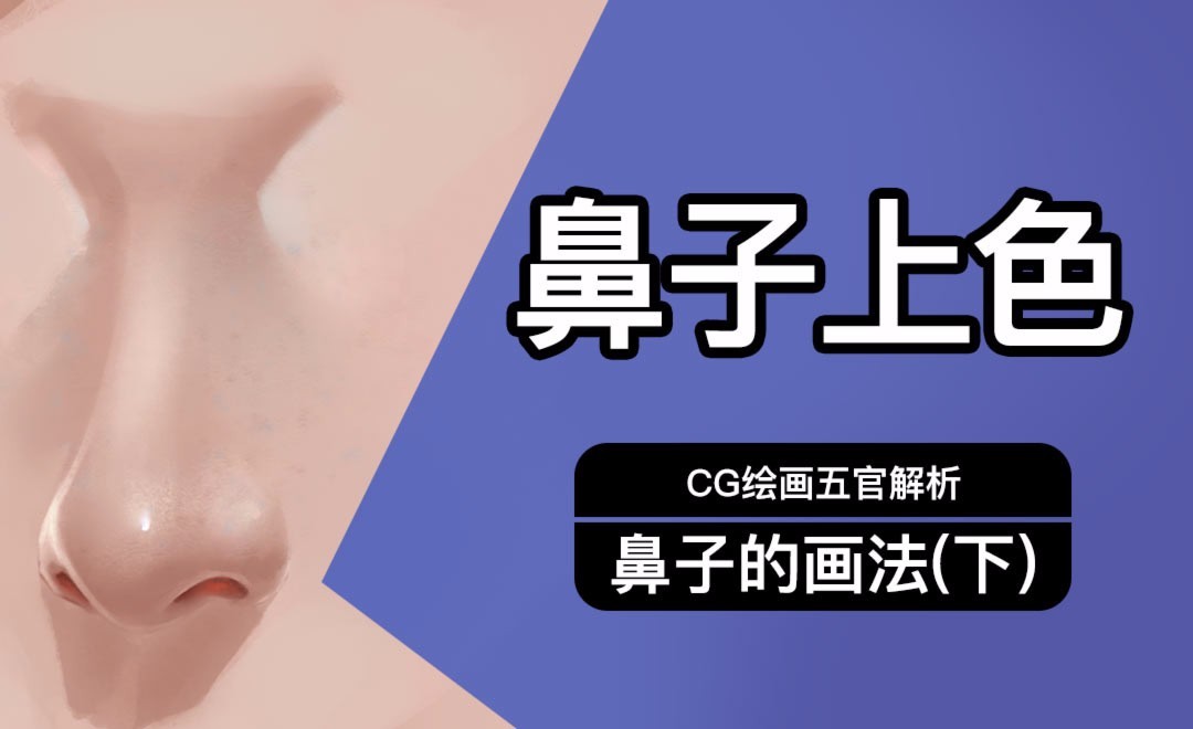 PS-鼻子上色-CG五官解析