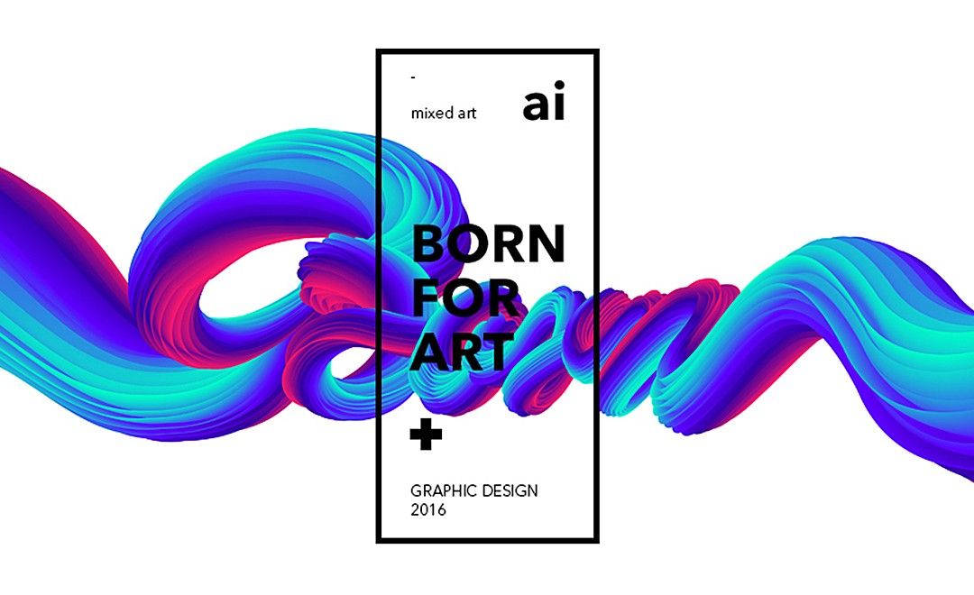 AI-混合工具制作艺术创意海报