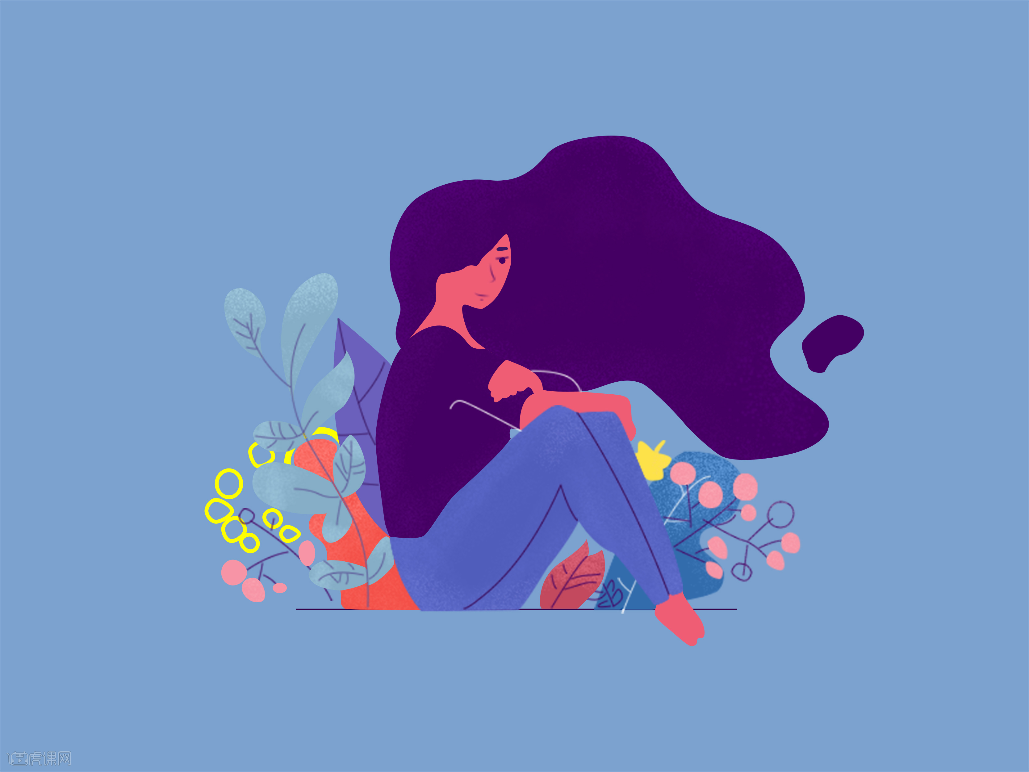 ps插画临摹练习