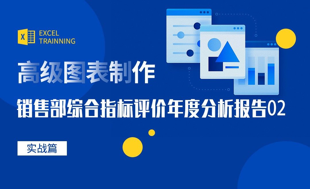 Excel-销售部综合指标评价年度分析报告-房地产行业