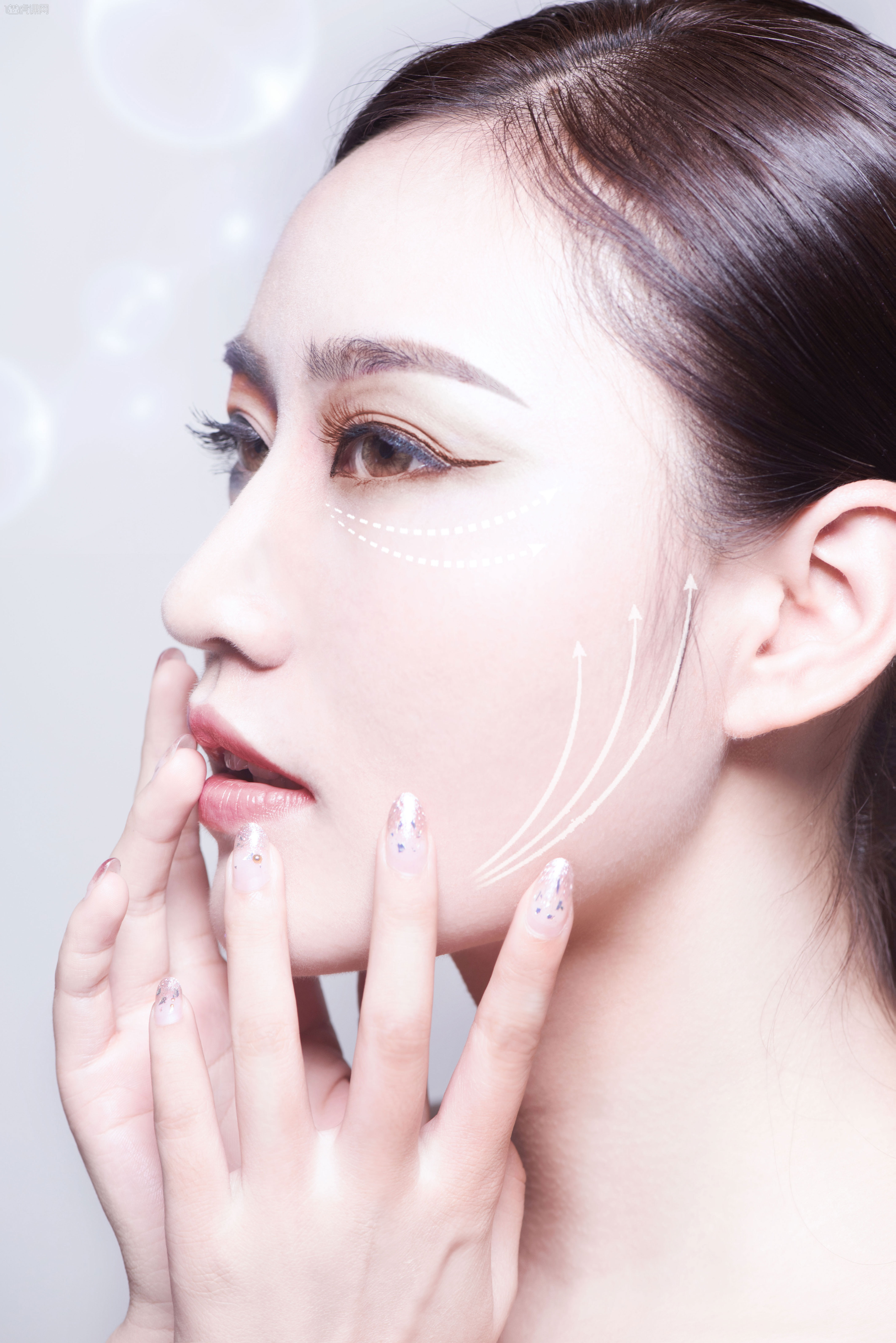 每周一练——美容院美白模特精修