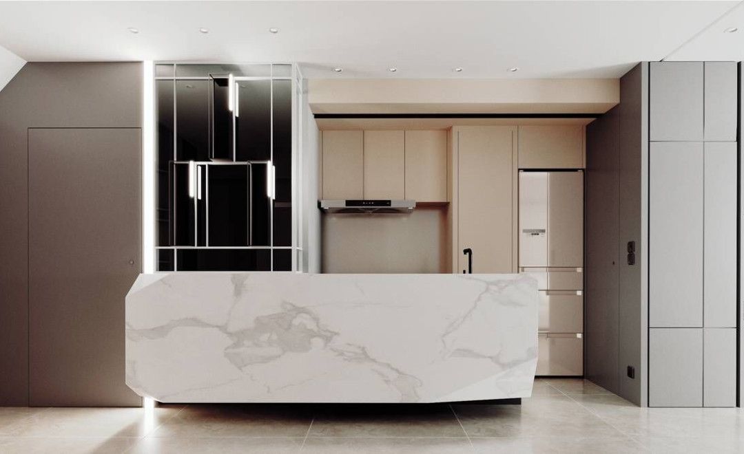 3DMAX+FS-厨房吧台-材质调整与出图