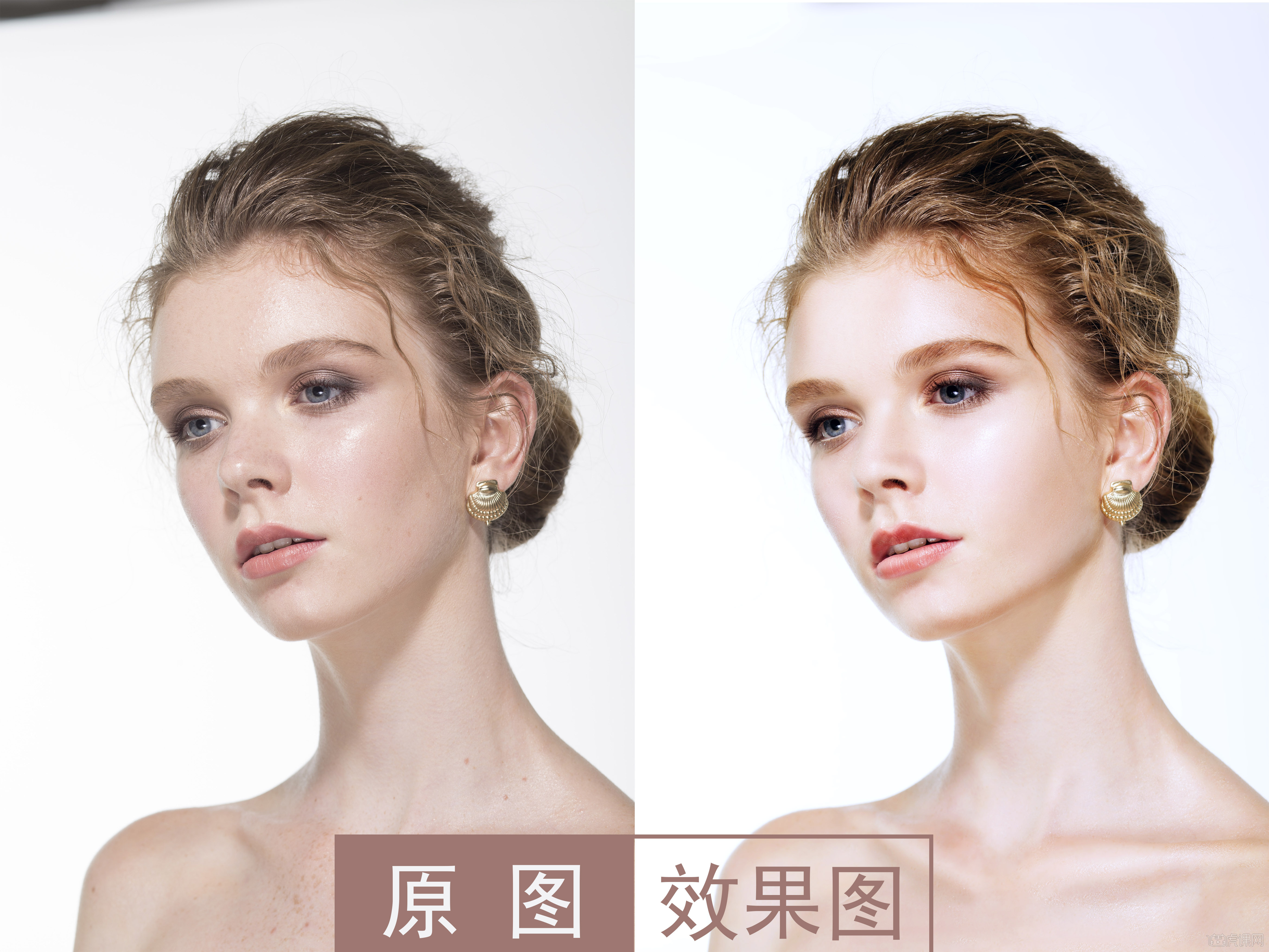 模特精修效果图