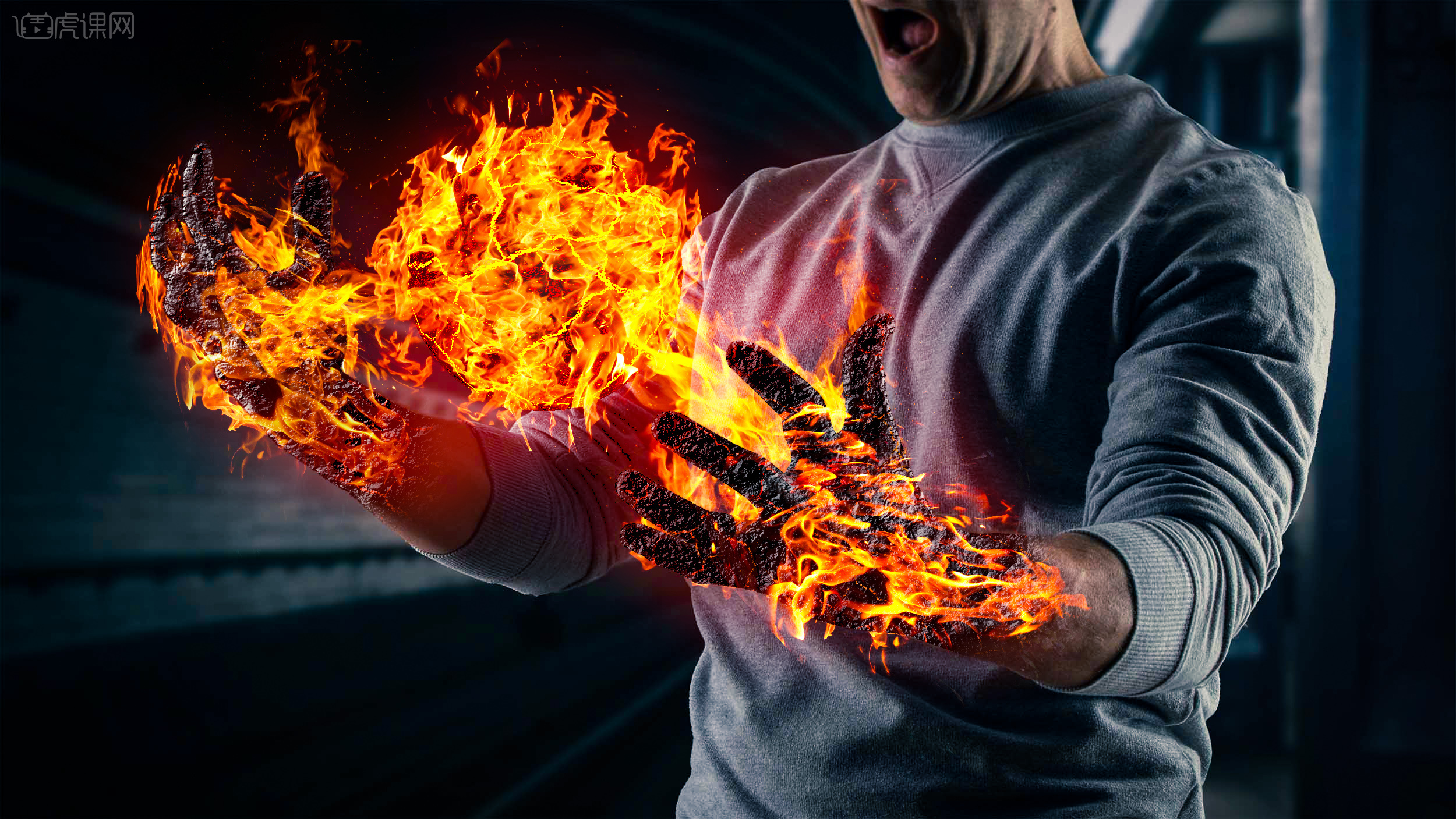 【每周一练】-1火焰手臂合成