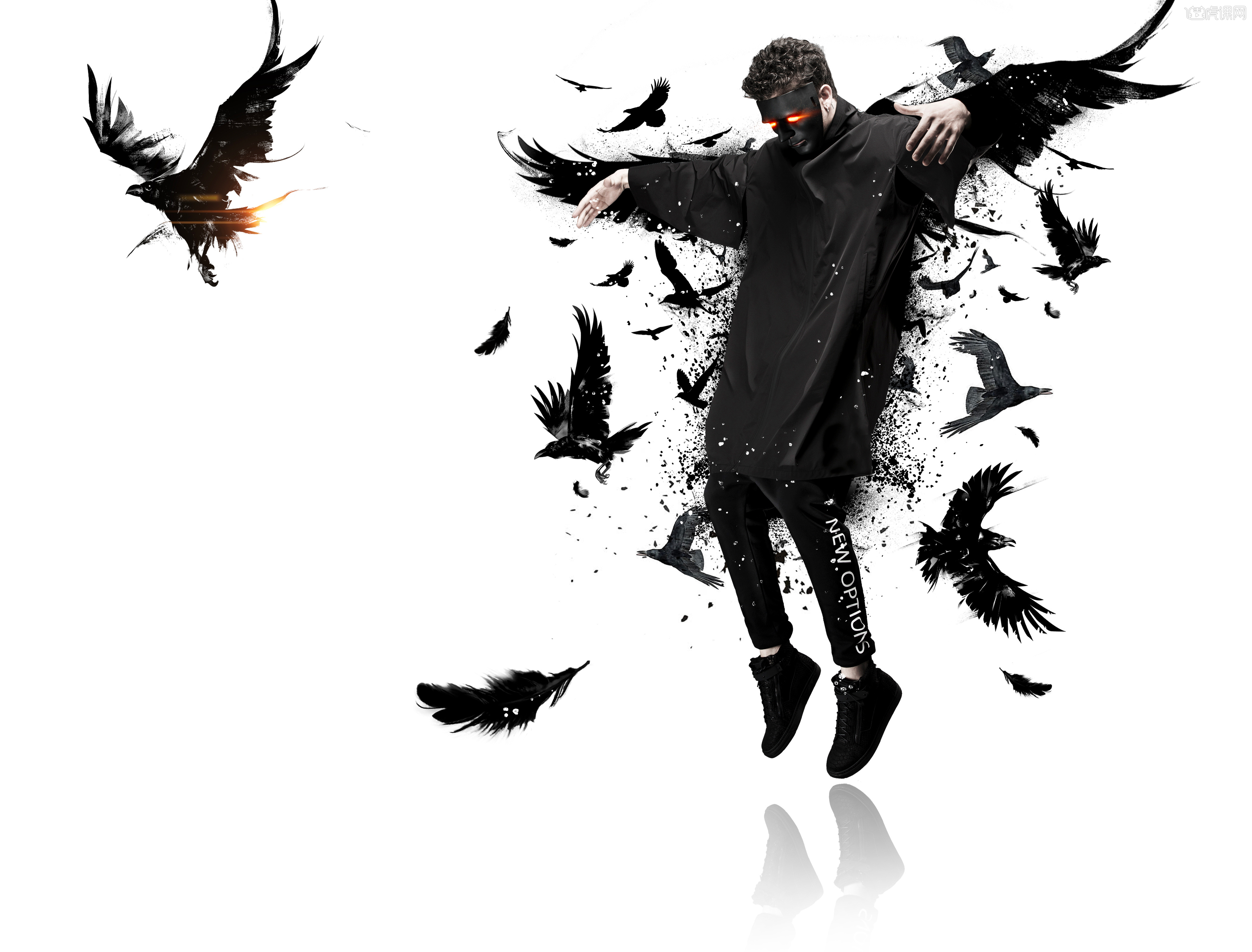 第七十一期-黑暗风服装海报练习