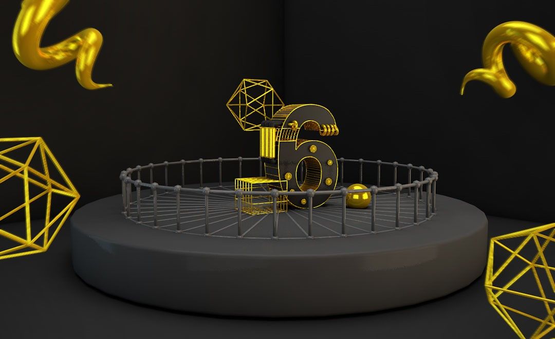 C4D-机械数字6场景搭建 - C4D教程教程_C4D（R17） - 虎课网