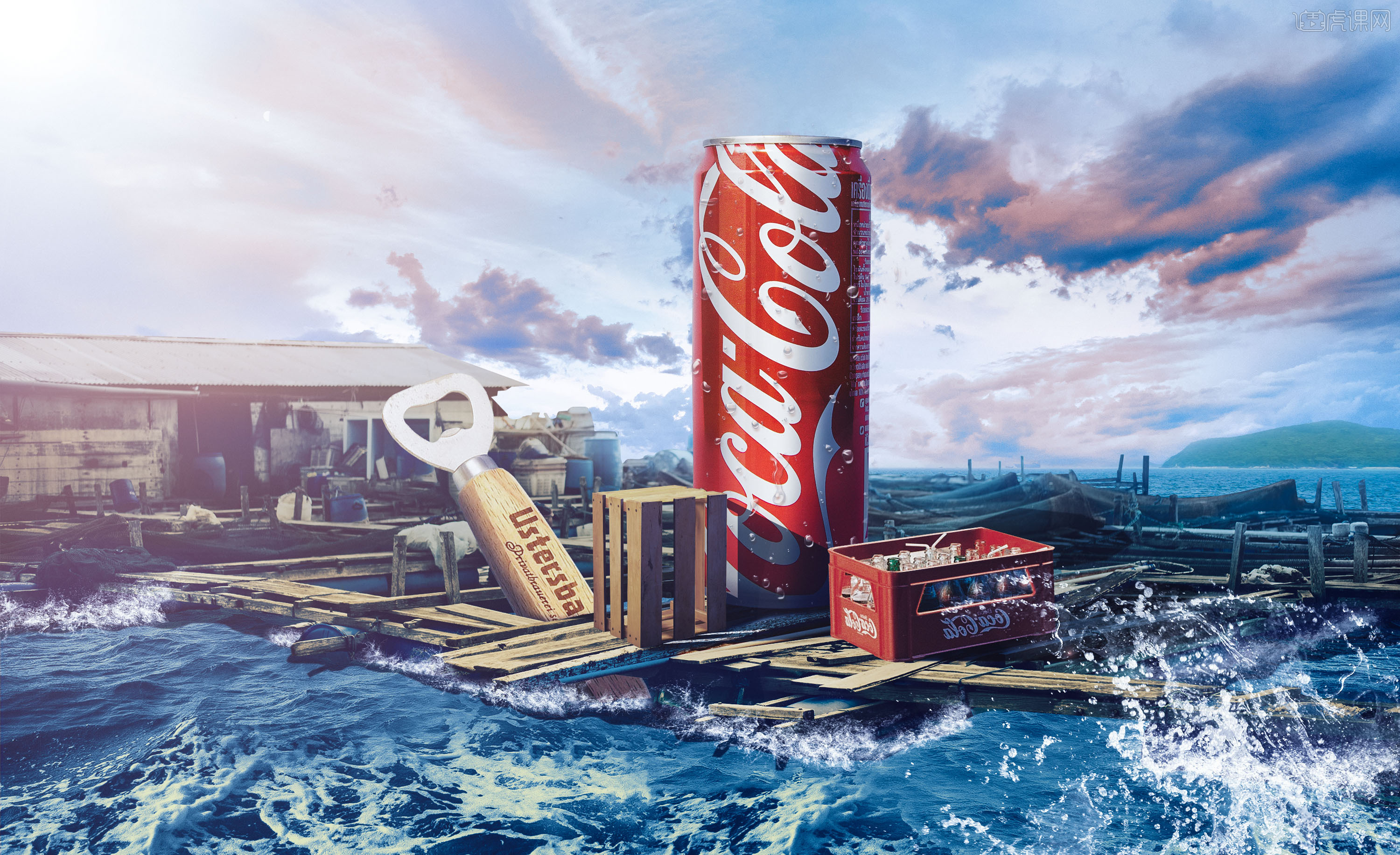 可乐海景海报
