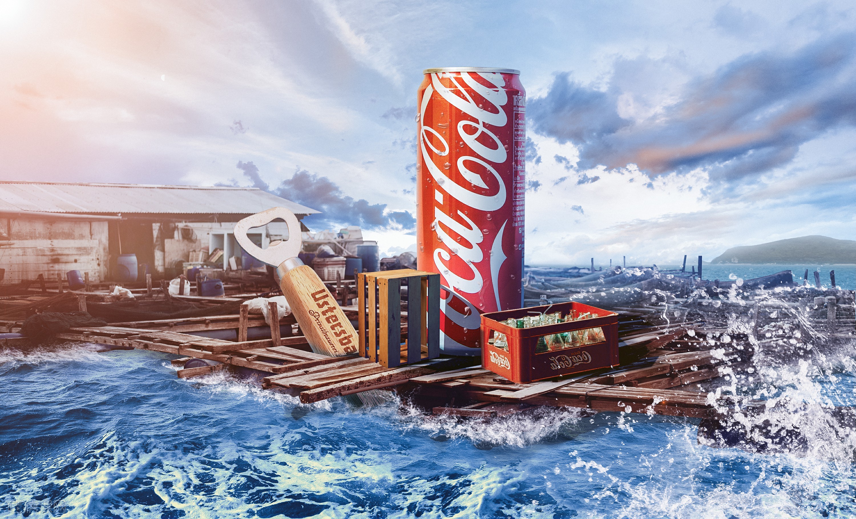 耶吗?凉爽的可口可乐你值得拥有