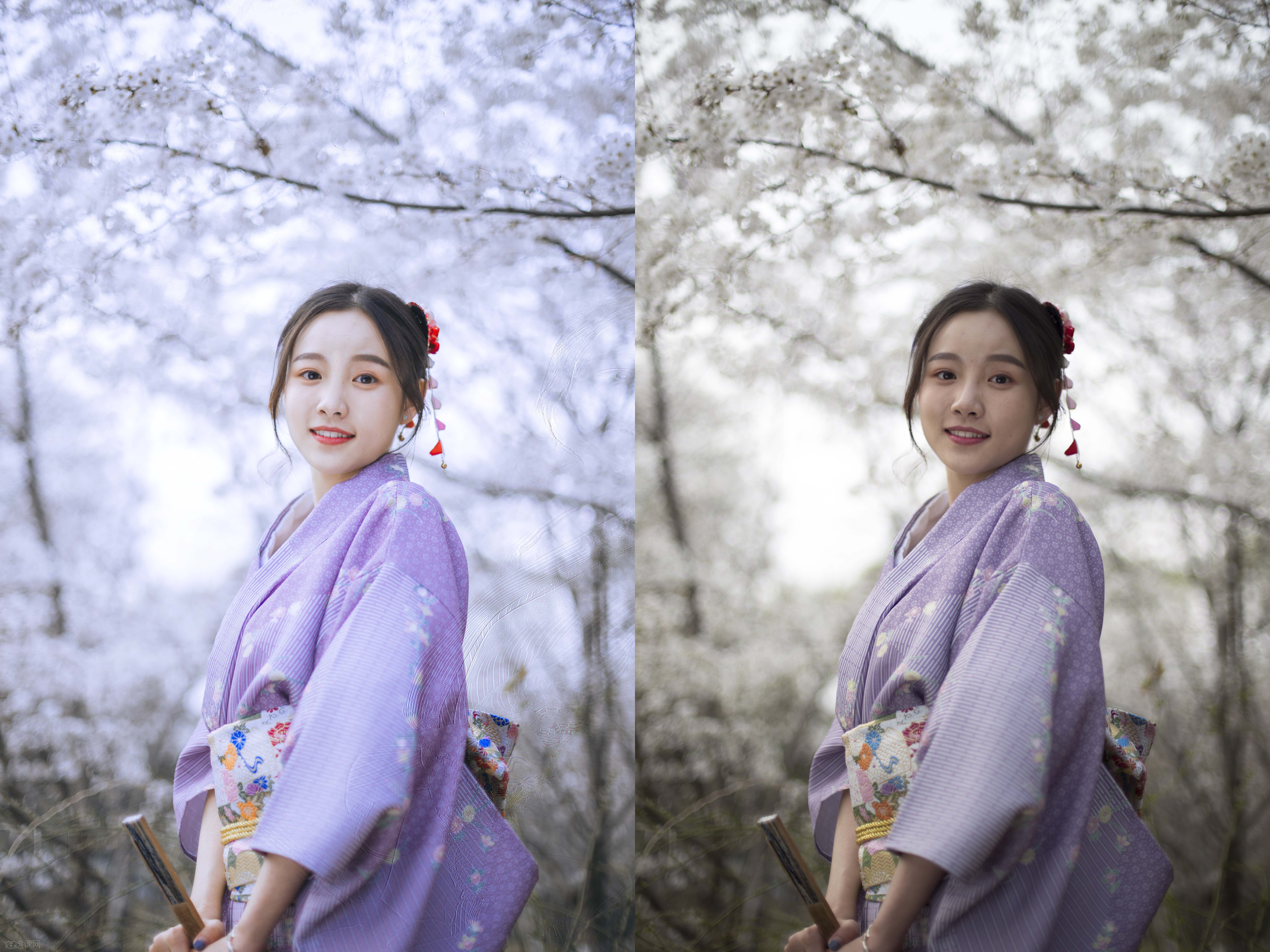 日系清新人像调色