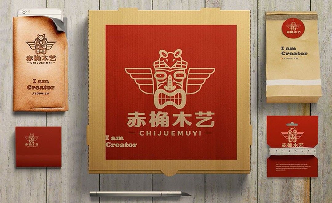AI-赤桷木艺家居类品牌logo设计