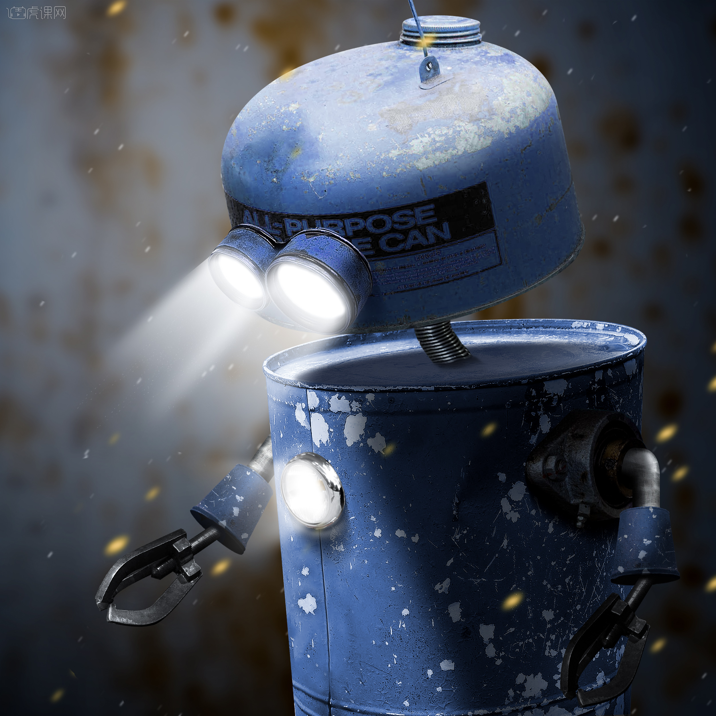 废品机器人 - 虎课网