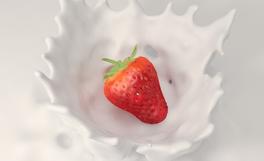 C4D-草莓牛奶广告分镜