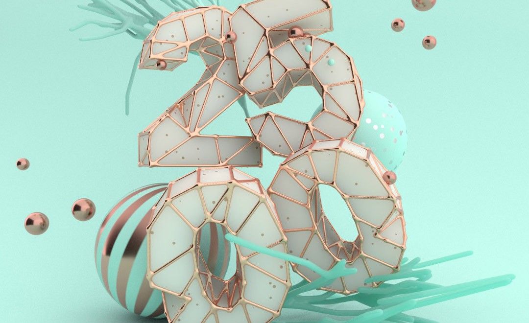 C4D-唯美立体数字（上集） - C4D教程教程_C4D（R19） - 虎课网
