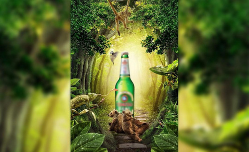 PS-啤酒广告·森林幽径
