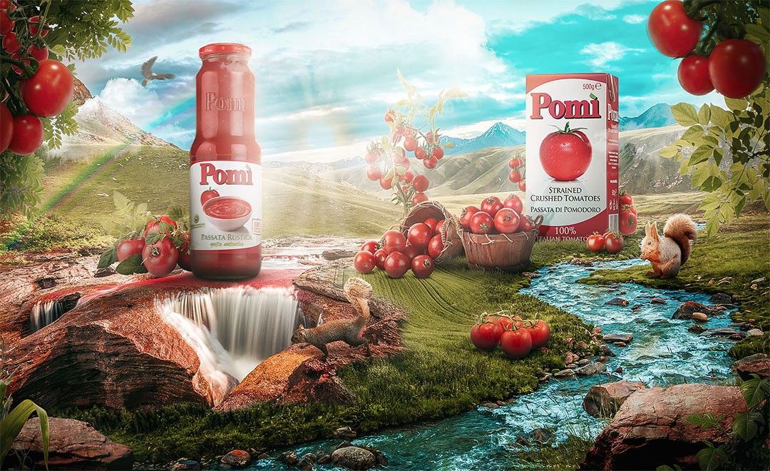 PS-番茄酱平面广告合成