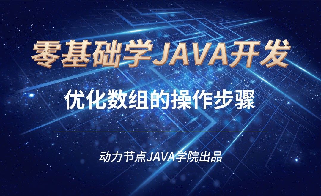 Java-优化数组的操作步骤