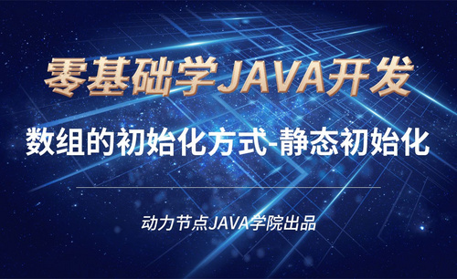 Java-数组的初始化方式-静态初始化