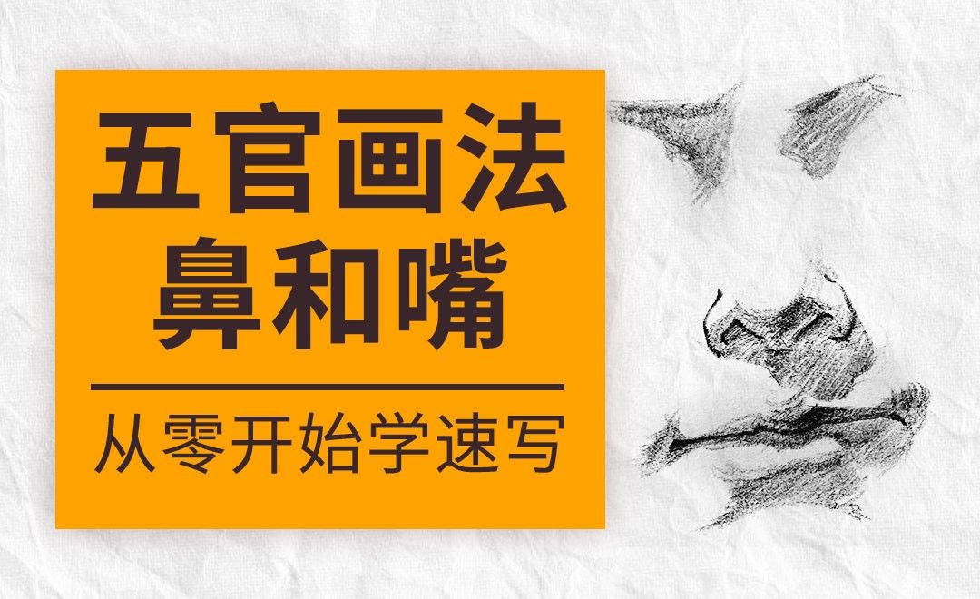 速写系列课程 五官 鼻嘴 绘画插画教程 铅笔 虎课网 速写系列课程 五官 鼻嘴 绘画插画教程 铅笔 虎课网