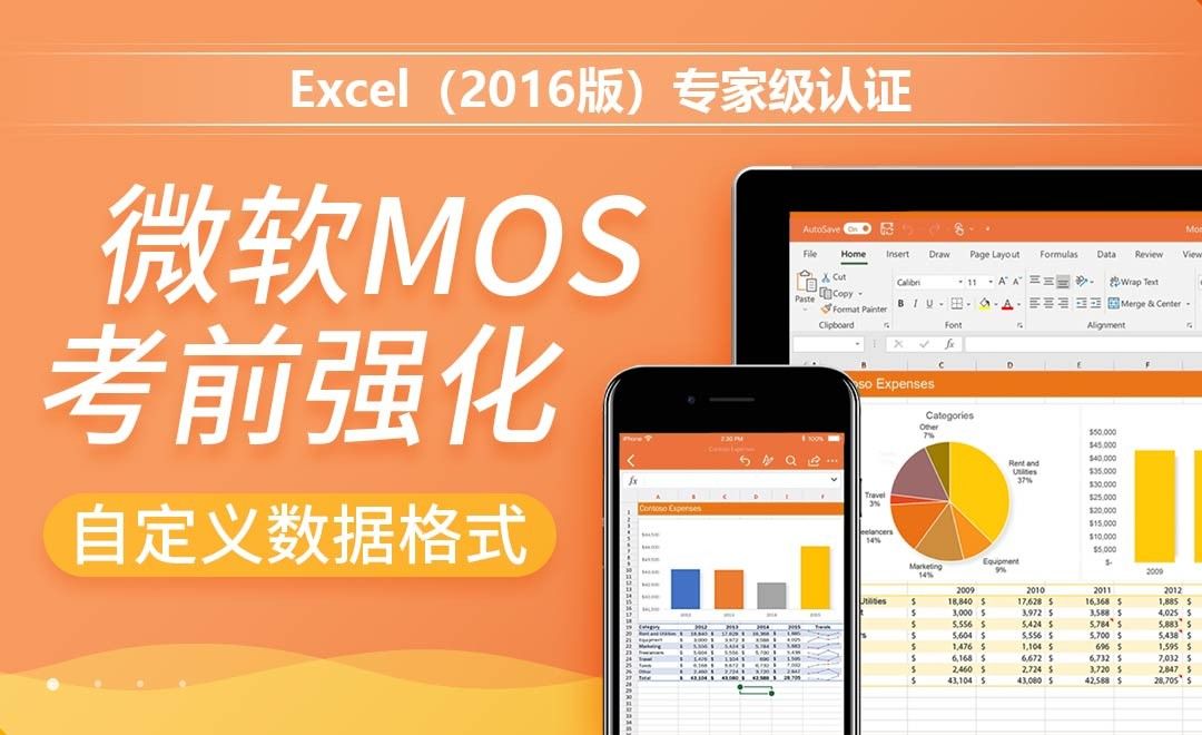 应用自定义数据格式和验证-MOS考试Excel2016专家级