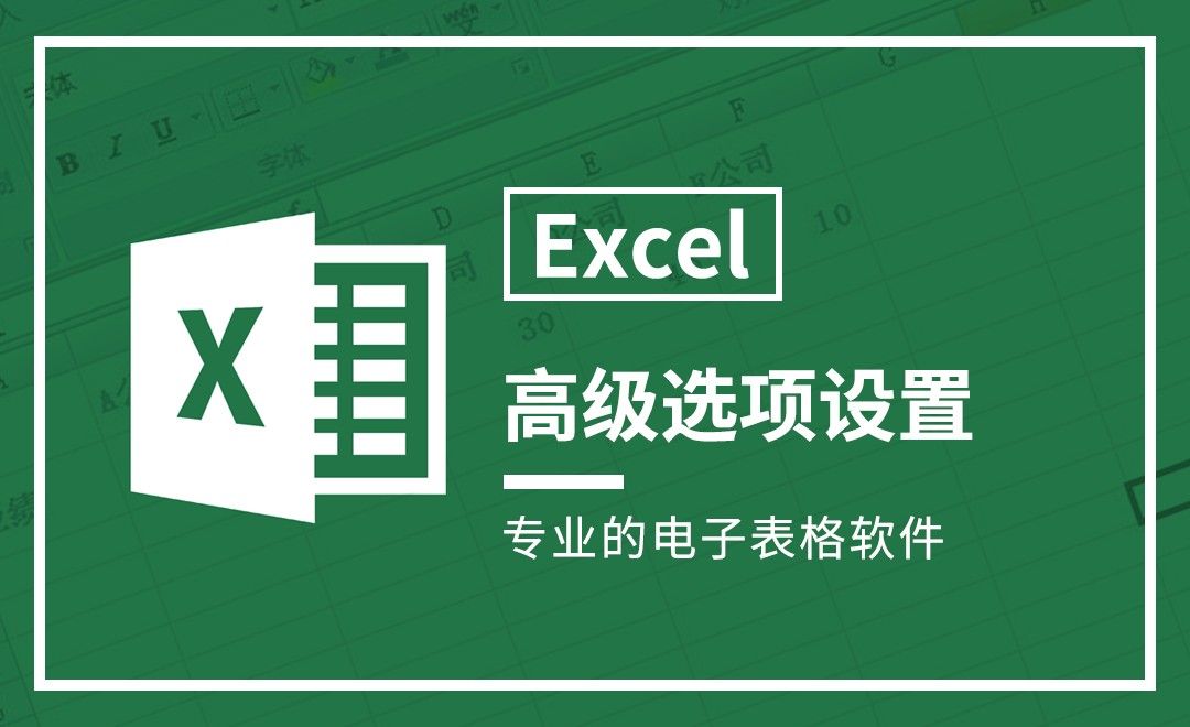Excel-高级选项设置