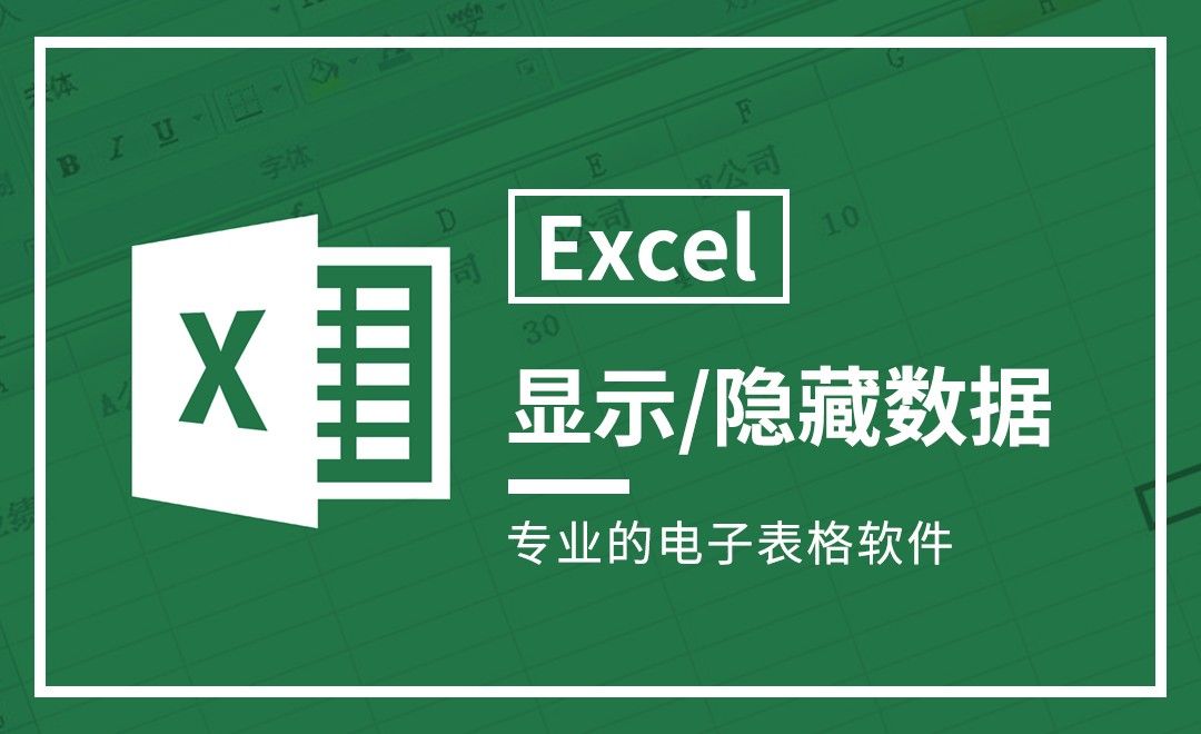 Excel-显示无数据行/隐藏明细