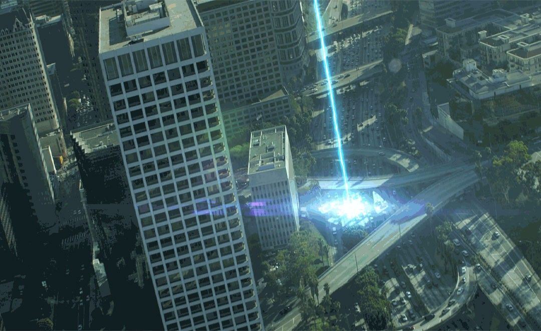 AE-城市能量光束的特效