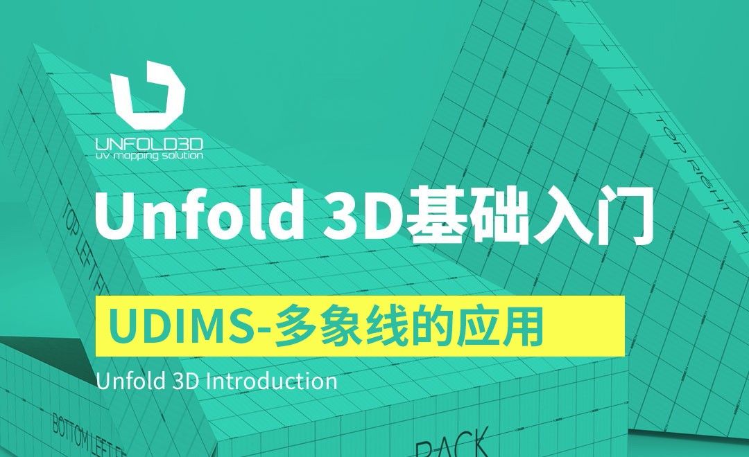 Unfold 3D-UDIMS-多象线的应用