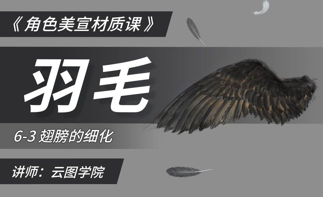 翅膀的细化-CG角色美宣材质课