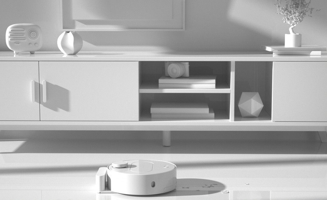 C4D+OC-扫地机器人建模