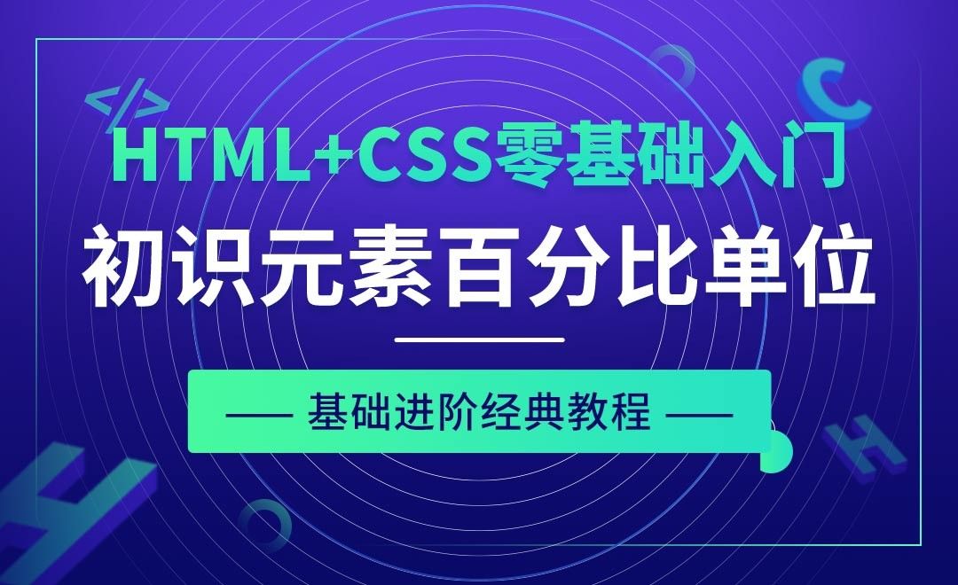 CSS之初识元素百分比单位-HTML+CSS零基础经典教程