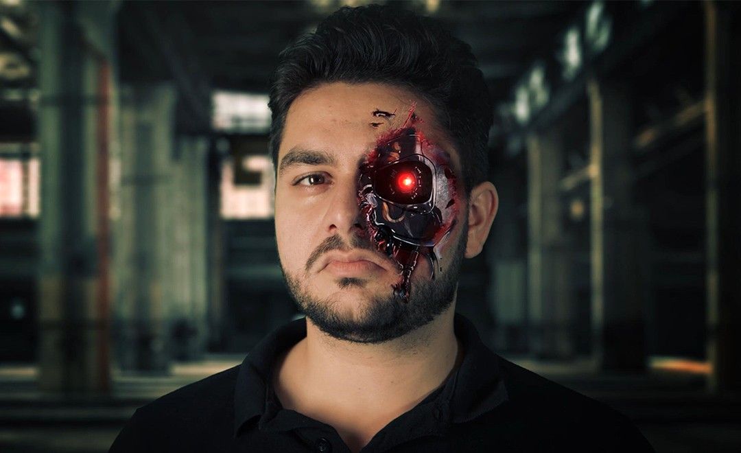 ae-终结者同款脸部特效