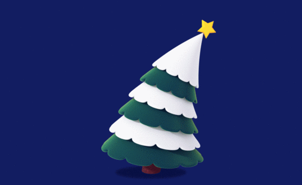 C4D-圣诞树摇摆动画建模渲染