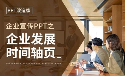 PPT改造家-企业宣传PPT之企业发展时间轴页