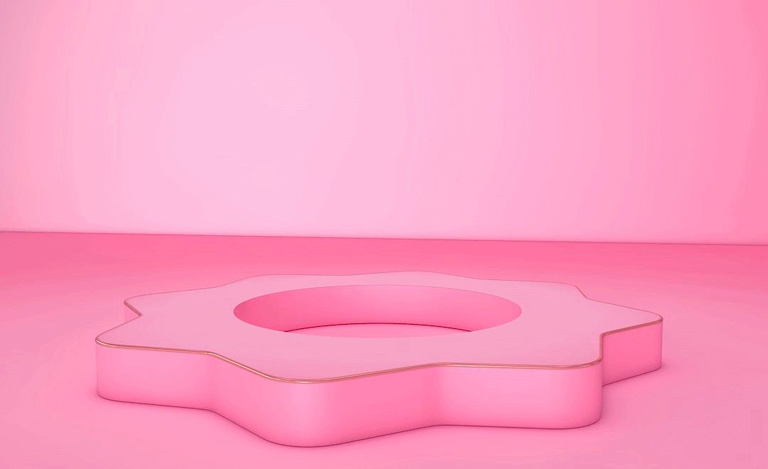 C4D-粉色梦幻水晶球（上）