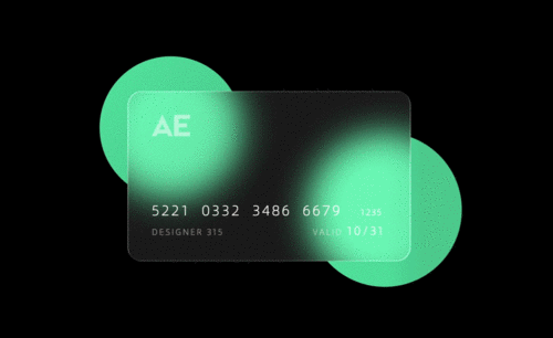 PS+AE-磨砂质感的毛玻璃卡片动效