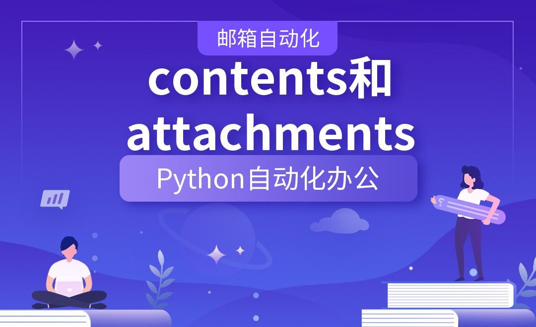 contents和attachments—Python办公自动化之【邮箱自动化】