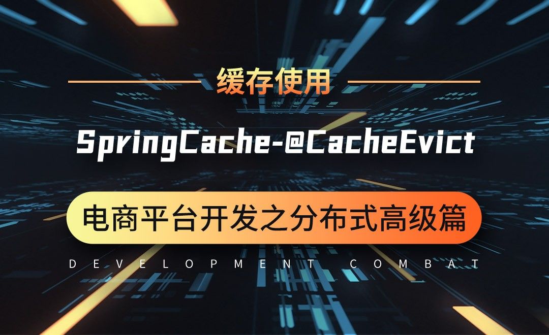缓存-SpringCache-@CacheEvict-微服务分布式电商项目开发实战之高级篇
