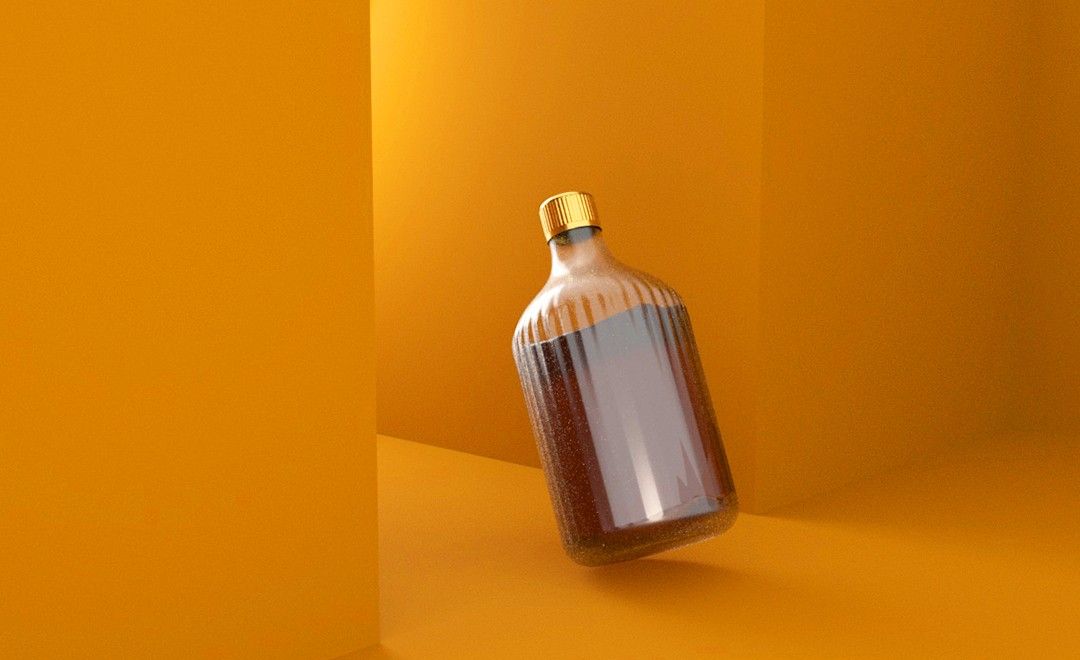 C4D+阿诺德-酒瓶子建模渲染