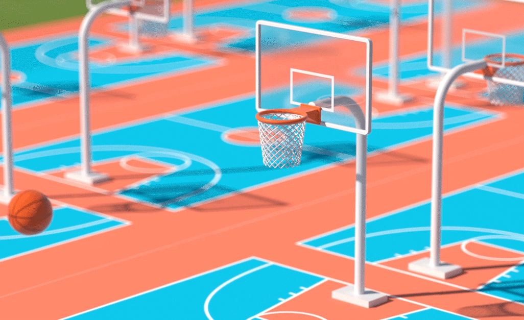 C4D+OC-篮球场投篮小动画制作