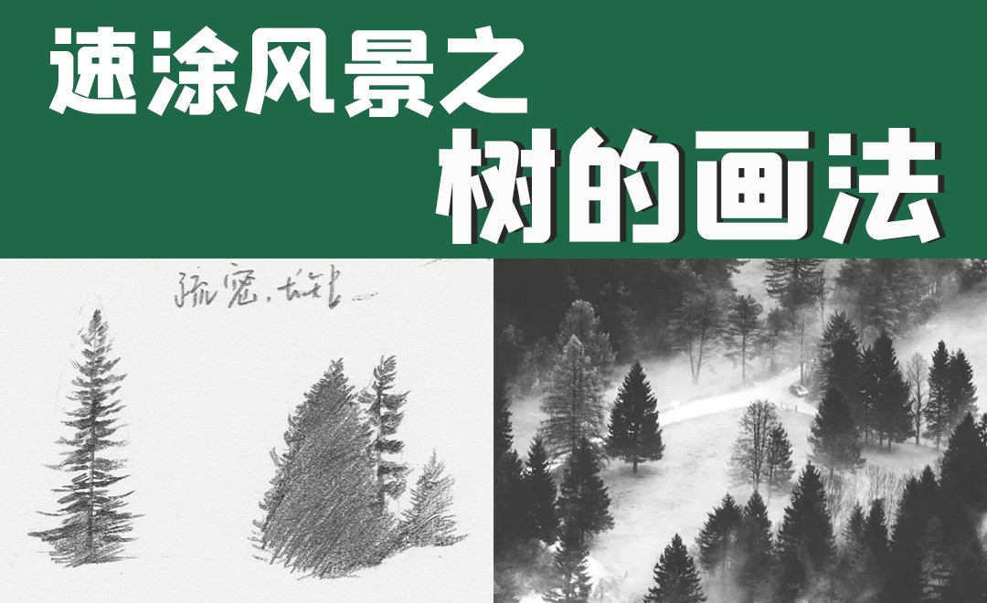 树的画法 - 超值套课教程_ - 虎课网