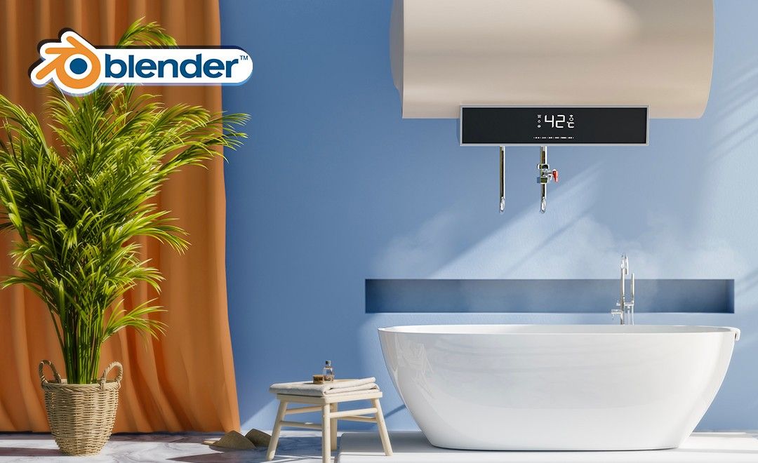 Blender-Cycles渲染浴室场景