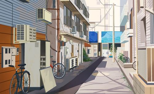 csp-班会插画-场景速途:巷子