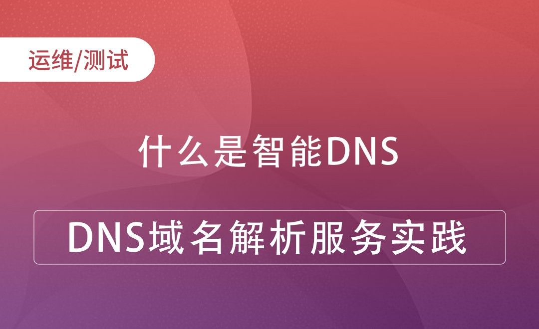 什么是智能DNS-DNS域名解析服务实践