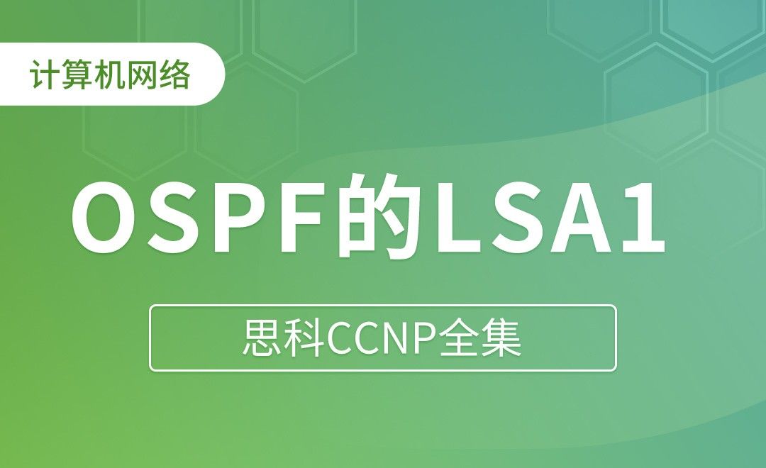 OSPF的LSA1 - 思科CCNP全集