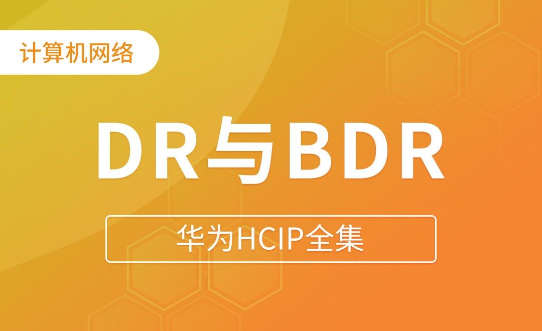 OSPF的DR和BDR - 华为HCIP全集