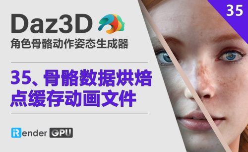Daz3D-骨骼数据烘焙点缓存动画文件