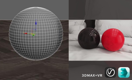 3Dsmax+Vray-材质讲解-指纹油脂效果表现